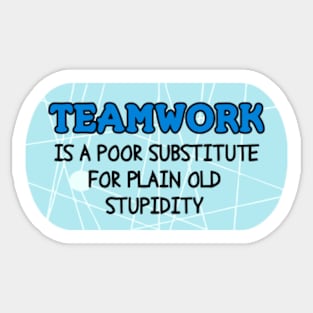 Teamwork Sticker